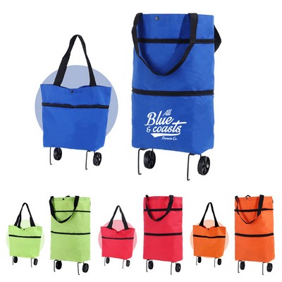 Classic Oxford Foldable Shopping Tote Bag