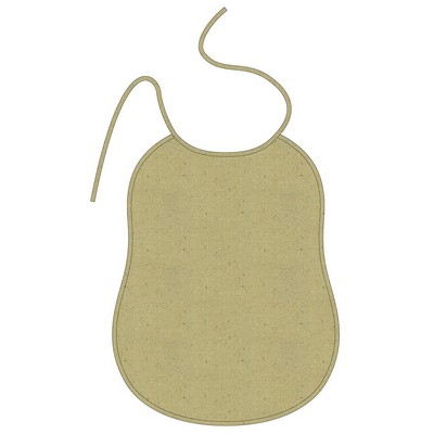 Lobster bib 16,5"x 20,5" -100% Natural Cotton Canvas