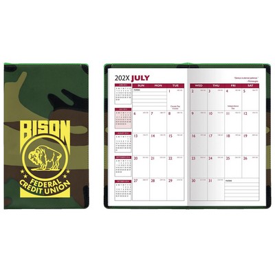 Camouflage Academic Pocket Planner
