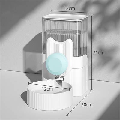 Cat design Automatic Pet Water Dispenser or Food Feeder With Hanging Cage Kettle