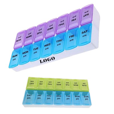 Double Row Weekly Pill Box