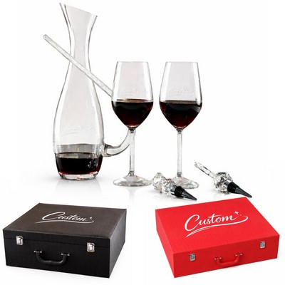 5-Piece Luxury Crystal Wine Glass Set