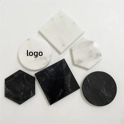 Marble Coaster Stylish Home Stone Neutral Morden