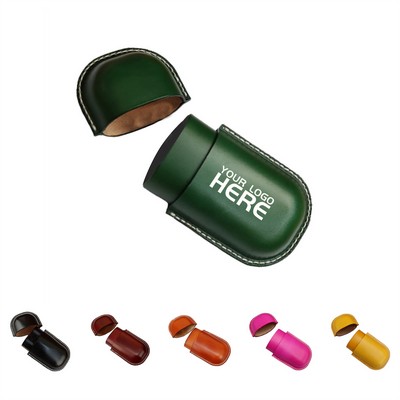 Genuine Leather Glasses Case
