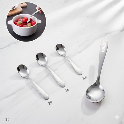 6.41" Silver Dessert Coffee Spoon