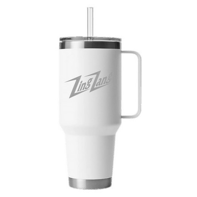 42oz. Insulated Tumbler with Handle and Straw