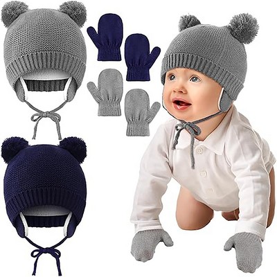 Winter Toddler Hat & Glove Set