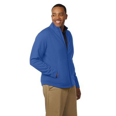Zorrel® Dakota Mens Poly Cotton Fleece Performance Long Sleeve Full-Zip