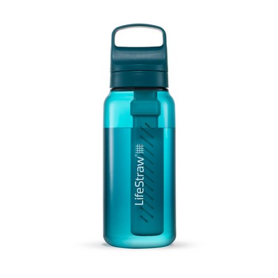 Lifestraw Go 1L Water Filter Bottle W/ Tritan Renew Laguna Teal
