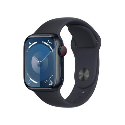 Apple Watch Series 9 Gps + Cell 41Mm Midnight Aluminum Case W/ Midnight S/M Sport Band