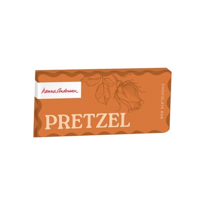 Valentine's Day Wrapped 1 oz. Chocolate Bar - Milk Chocolate Salted Pretzel