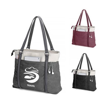Versatile Women Laptop Tote Bag