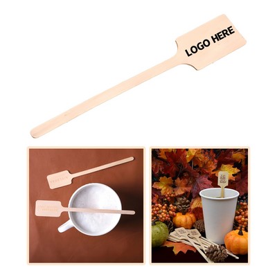 Premium 6.3" Wood Stir Sticks