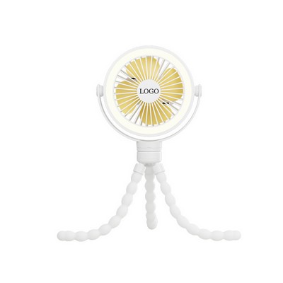 Octopus Fan With LED Night Light