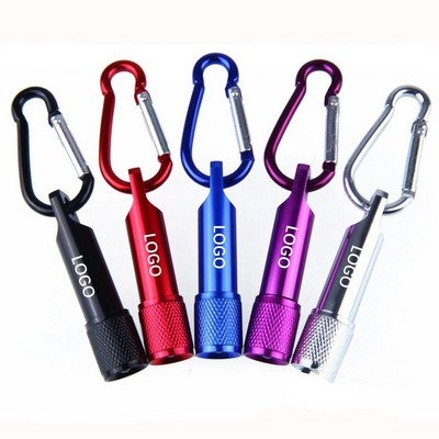 Mini Carabiner Aluminium Flashlight