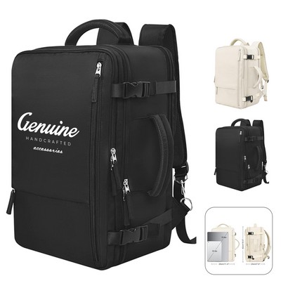 Woven Polyester Travel Backpack