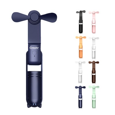 Mini Handheld Fan with Power Bank