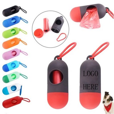 Pet Waste Bag Dispenser with Carabiner