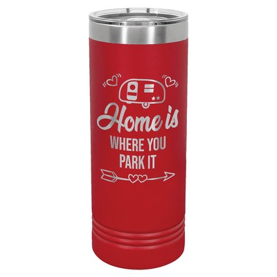 Polar Camel 22 oz. Skinny Tumbler with Slider Lid