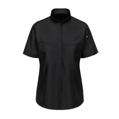 Red Kap Shirts - Women's Short Sleeve Performance Pro+ Work Shirt with OilBlok + Mimix™