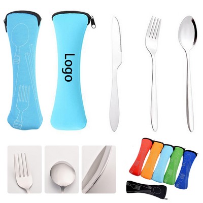 Stainless Steel Travel Utensils Set