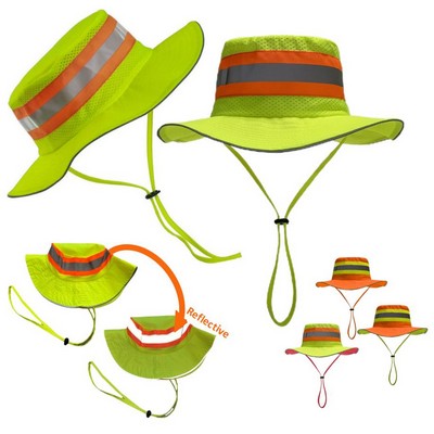 High-Visibility Safety Reflective Sun Cap