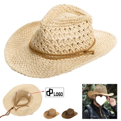 Adult Cowboy Straw Hat