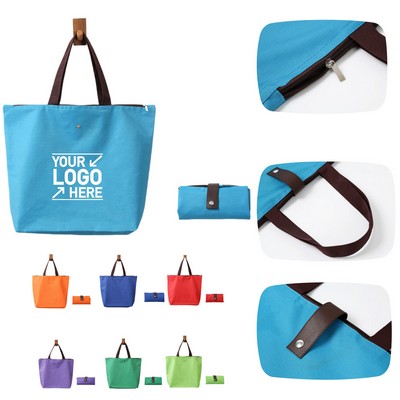 Foldable Recycle Waterproof Grocery Tote Bag
