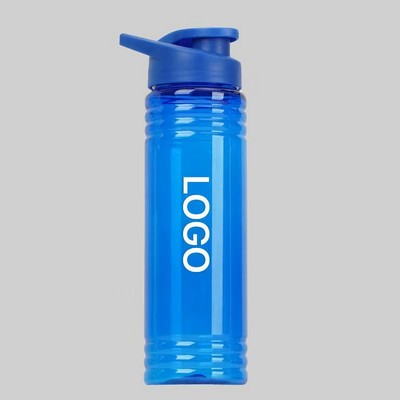24 oz. Slim Fit Sports Water Bottle w/Drink-Thru Lid