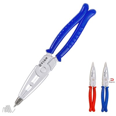 Plier Shaped Pen With Magnet