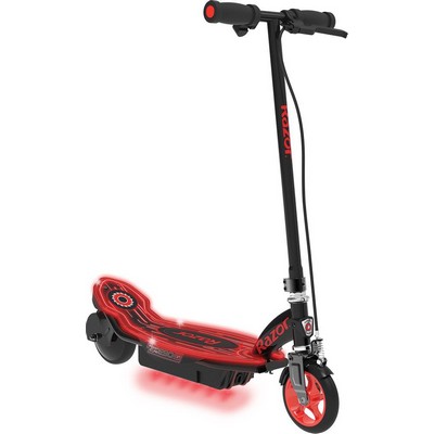 Razor USA Power Core E90 Glow Electric Scooter - Black/Red (Rb)