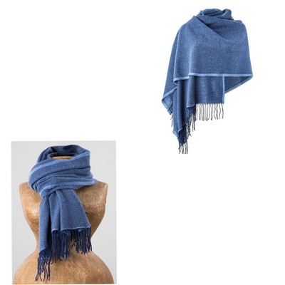 Avoca Dark Navy Sandymount Shawl