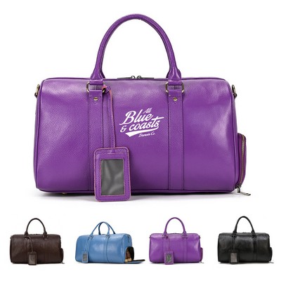 Leather Crossbody Strap Shoe Bag