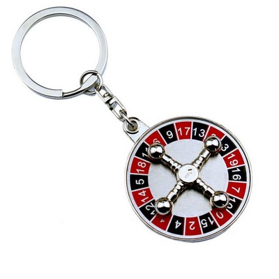 Mini Roulette Spinning Key Tag