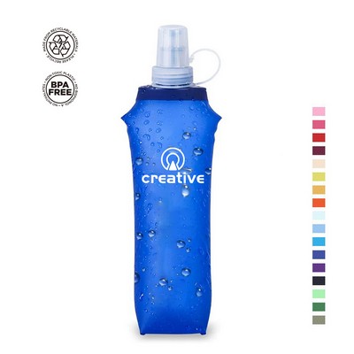 17 OZ Folding Water Bottle