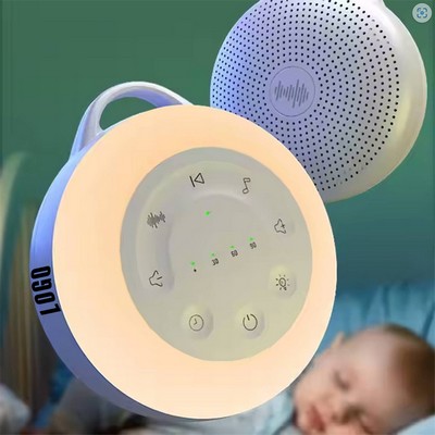 Custom ABS Sleeping White Noise Sound Machine w/24 Soothing Sounds & 7 Color Night Lights