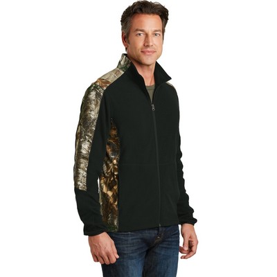 Port Authority Camouflage Microfleece Full-Zip Jacket.