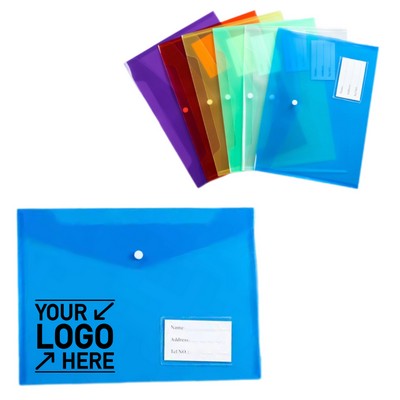 A4 Plastic File Pocket