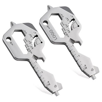 20-in1 Key Shaped Pocket MultiTool