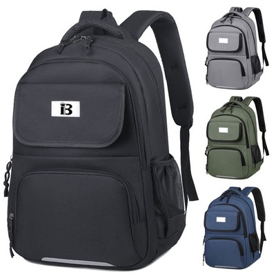 Oxford Waterproof Backpack w/ Front Pocket