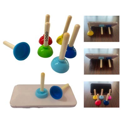 Silicone Toilet Plunger Phone Holder