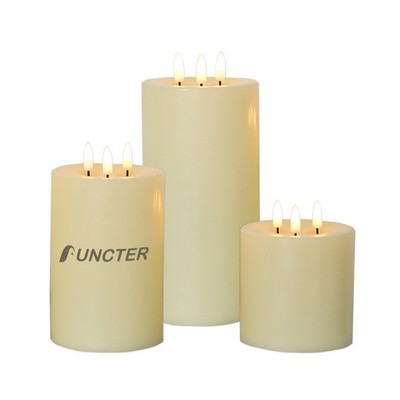 Electronic Candle Remote Control 3 Head 4 x 4"