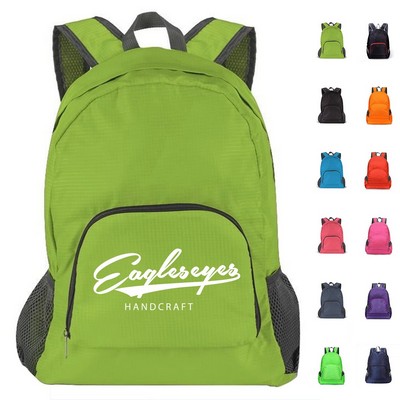 High-Quality Waterproof Nylon Travel Backpack with Comfy Mesh Strap