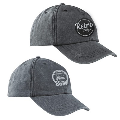 Lynx Washed Cotton 6 Panel Baseball Cap