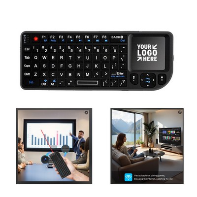 Mini Keyboard with Touchpad & Laser Light