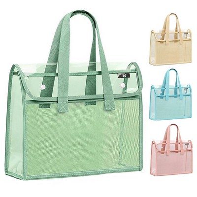 Thickened pvc handbag