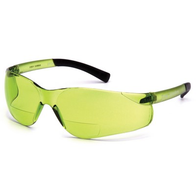 Ztek Safety Reader Glasses, Pale Freen Frame with IR 1.5 Pale Green Lens
