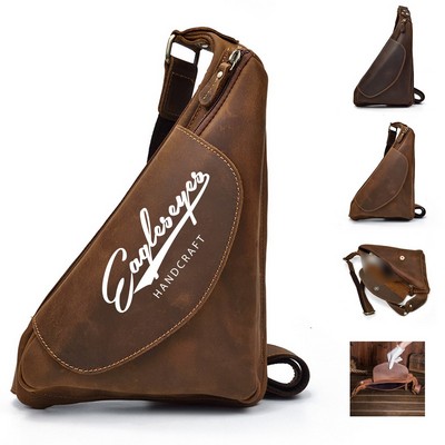 Versatile Genuine Leather Shoulder Bag