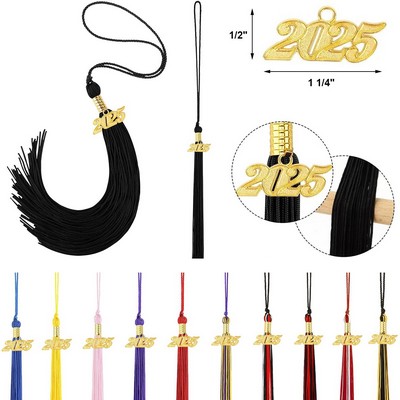 Graduation Cap Tassels With Gold 2025 Charm
