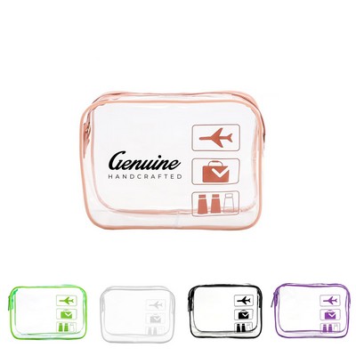 Water-repellent Clear Toiletry Bag